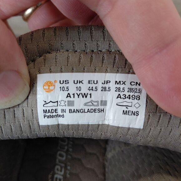 Timberland Shoes Men Size 10.5 Gray Suede Brooklyn Oxford Outdoor Hiking Sneaker main image 11